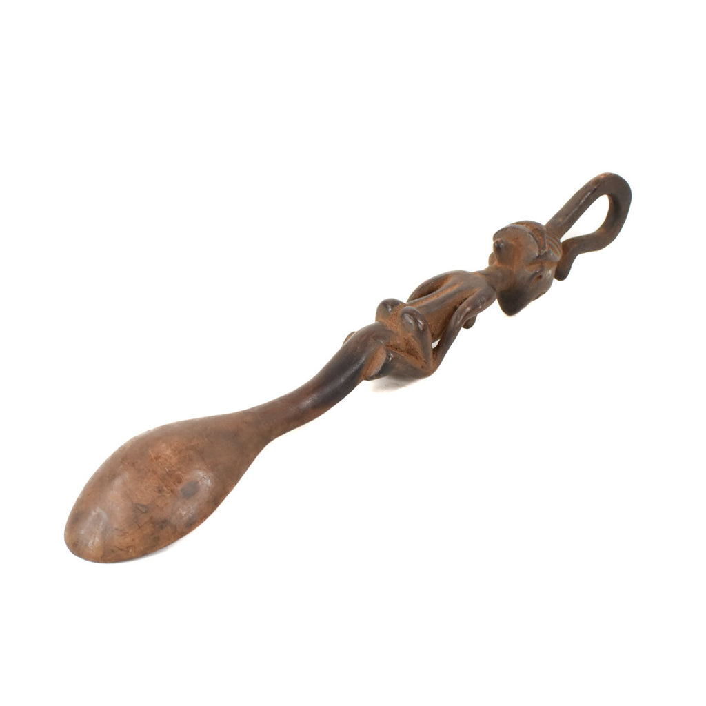 Luba Figural Spoon Congo