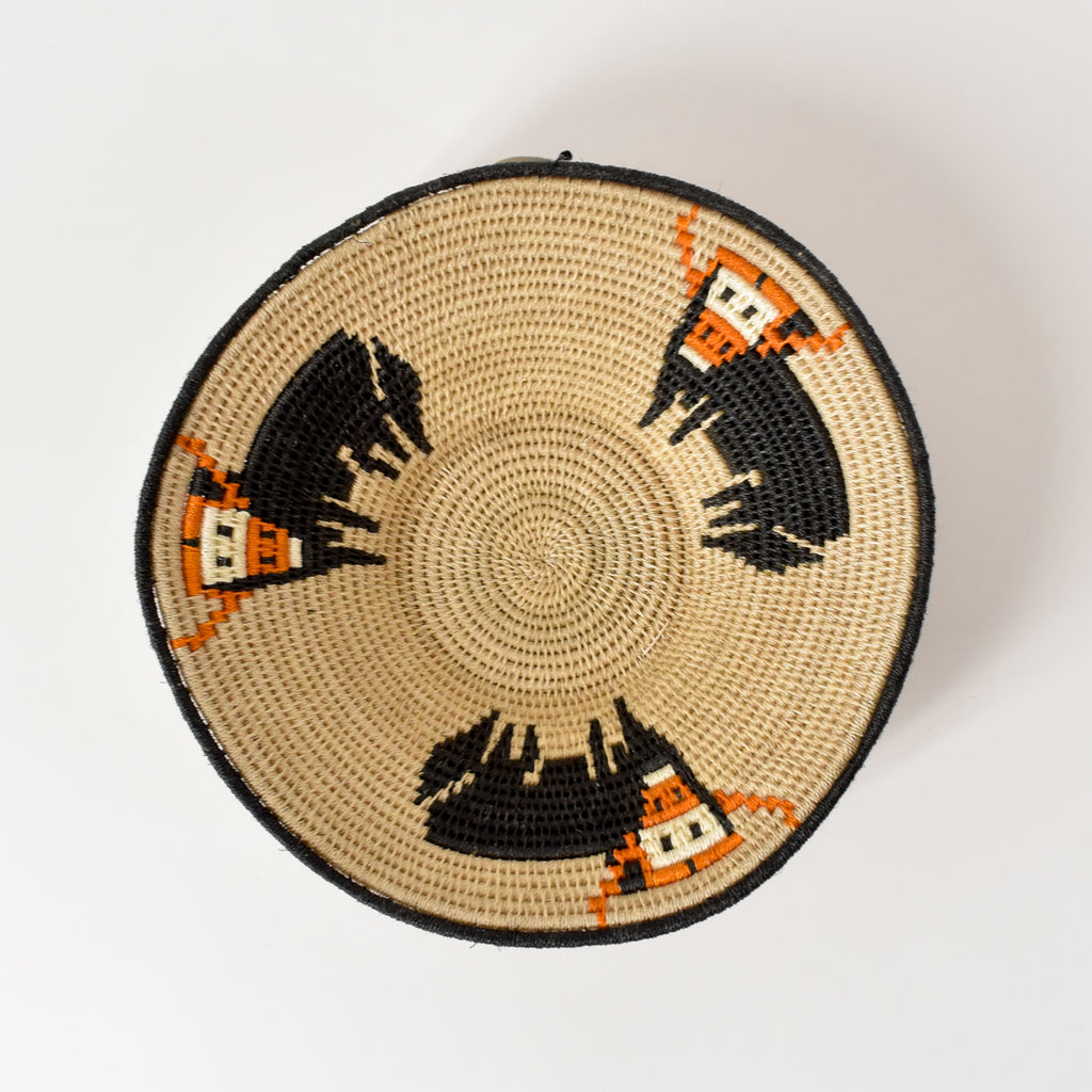 Beige Buffalo Sisal Handwoven Basket Eswatini