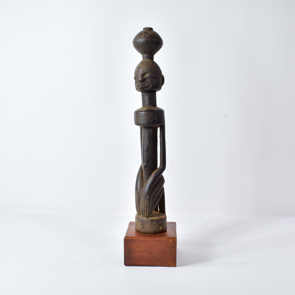 Dogon Kneeling Figure on Custom Base Mali