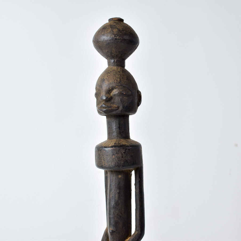 Dogon Kneeling Figure on Custom Base Mali