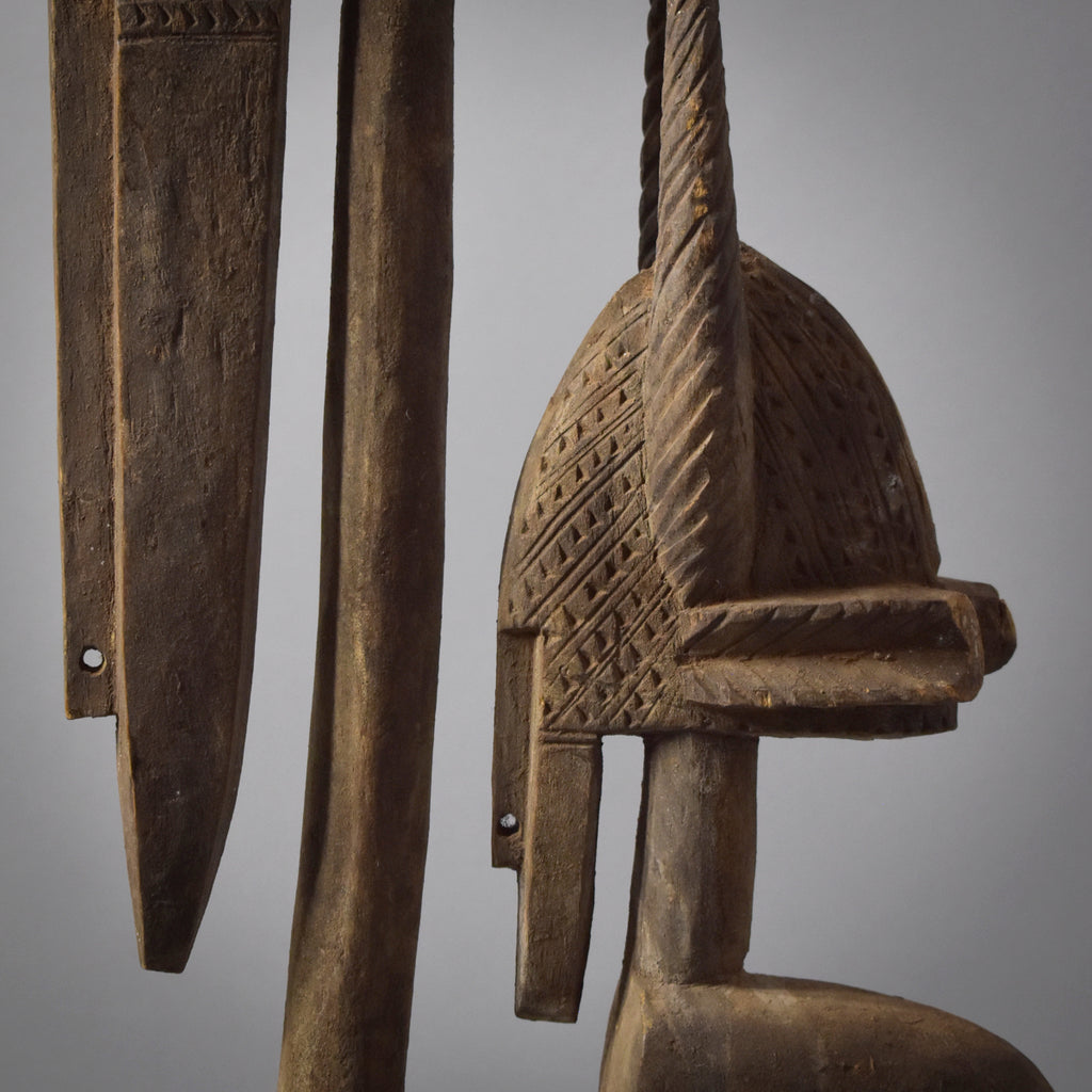 Bamana Antelope Chi Wara Headcrest Mali