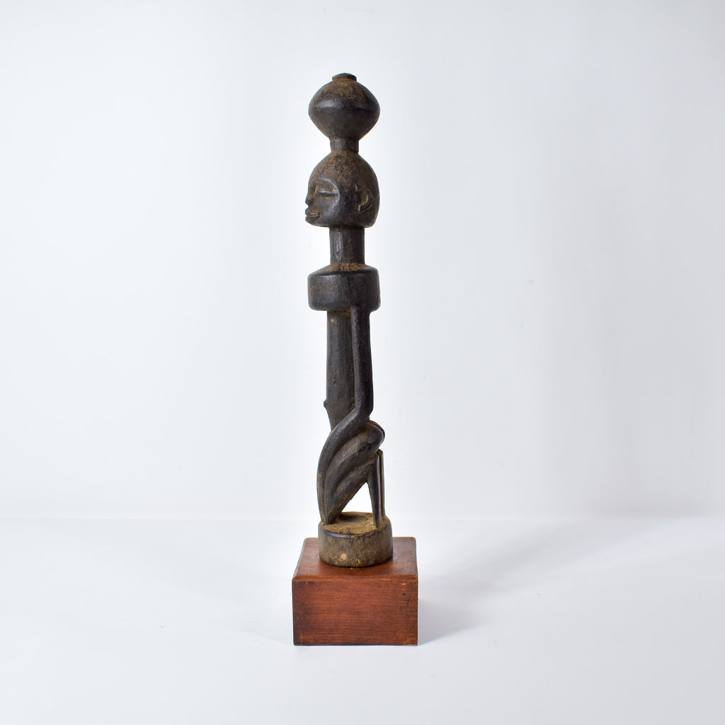 Dogon Kneeling Figure on Custom Base Mali