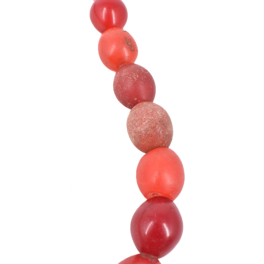 Red Pigeon Egg Trade Beads