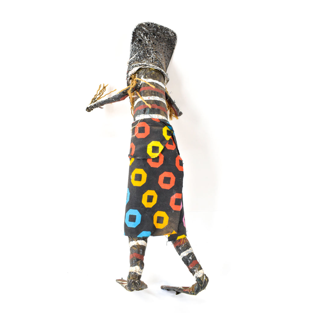 Makishi Painted African Doll Zimbabwe