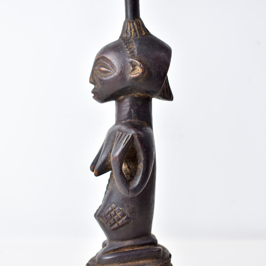 Luba Pipe with Female Figure Congo