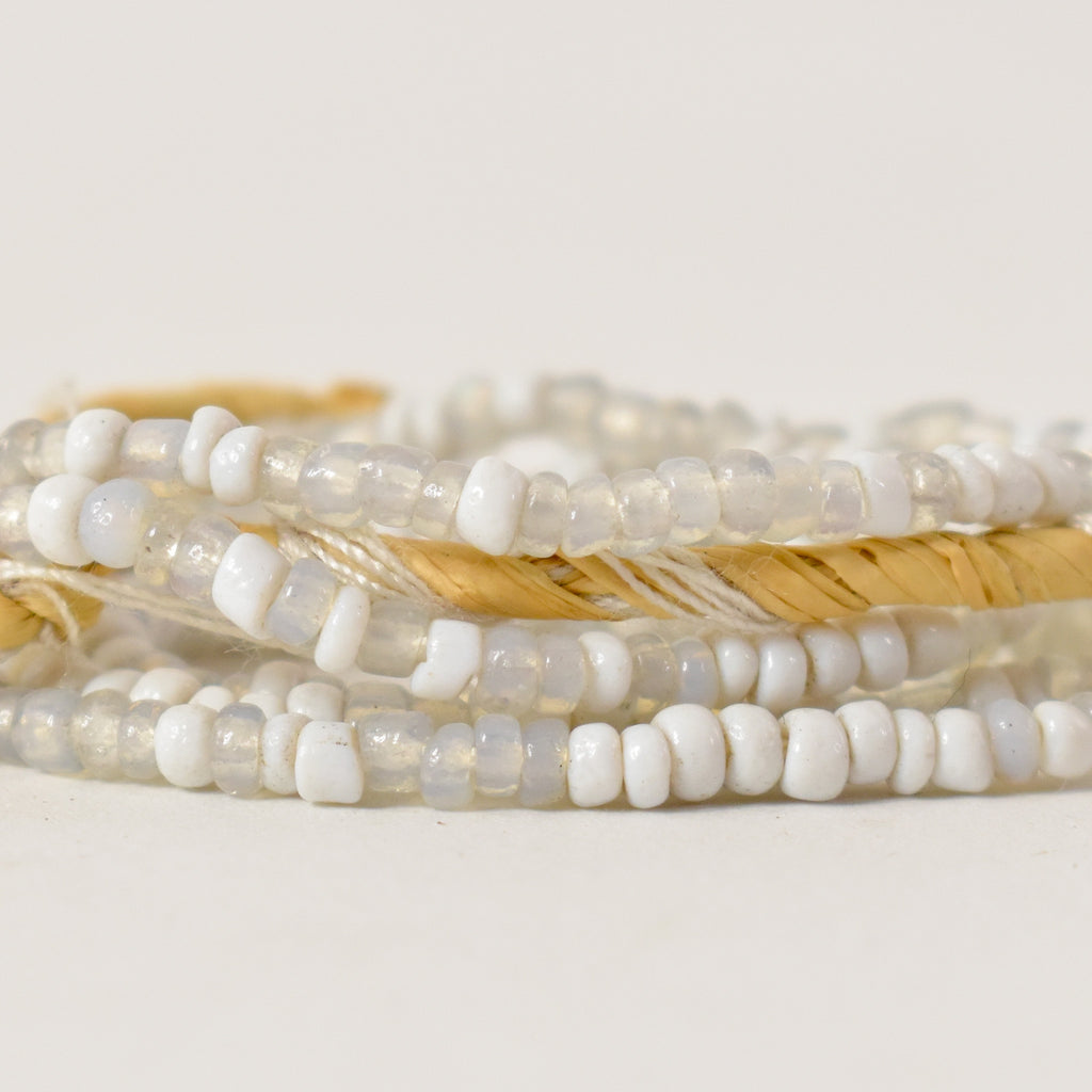 White French Seed Trade Beads