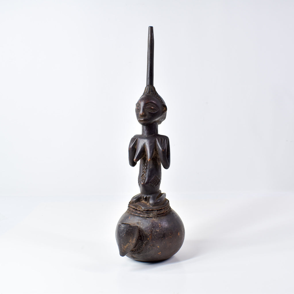 Luba Pipe with Female Figure Congo