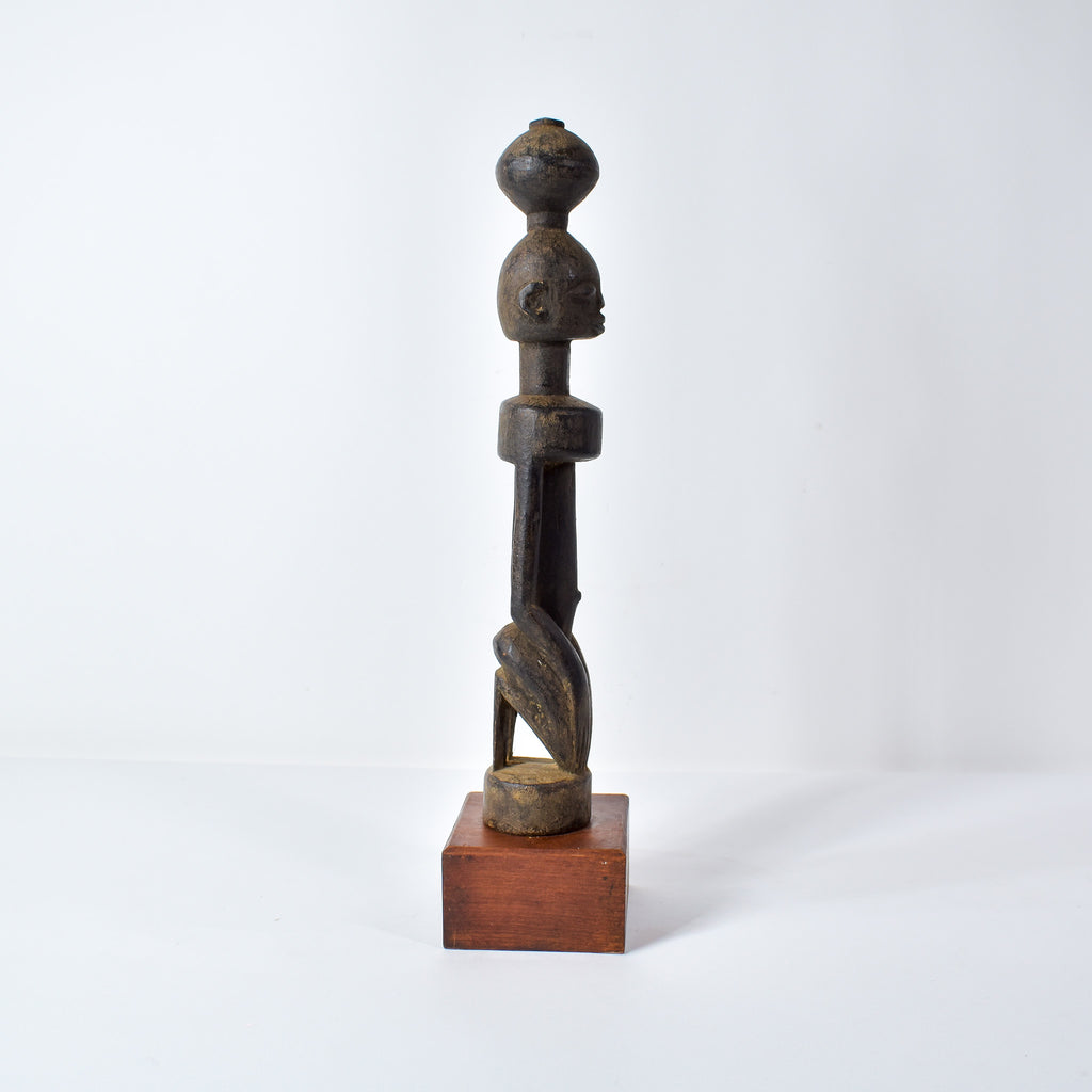 Dogon Kneeling Figure on Custom Base Mali