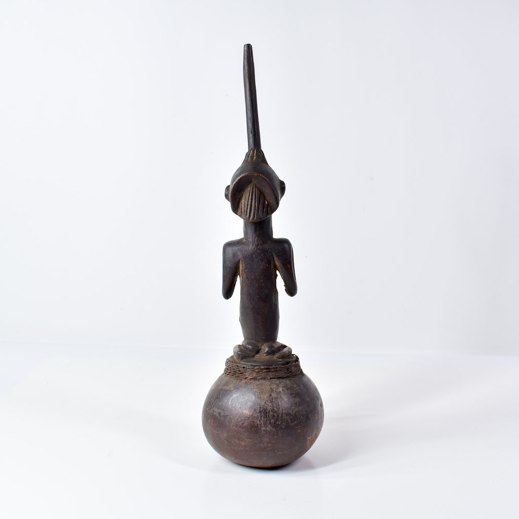 Luba Pipe with Female Figure Congo