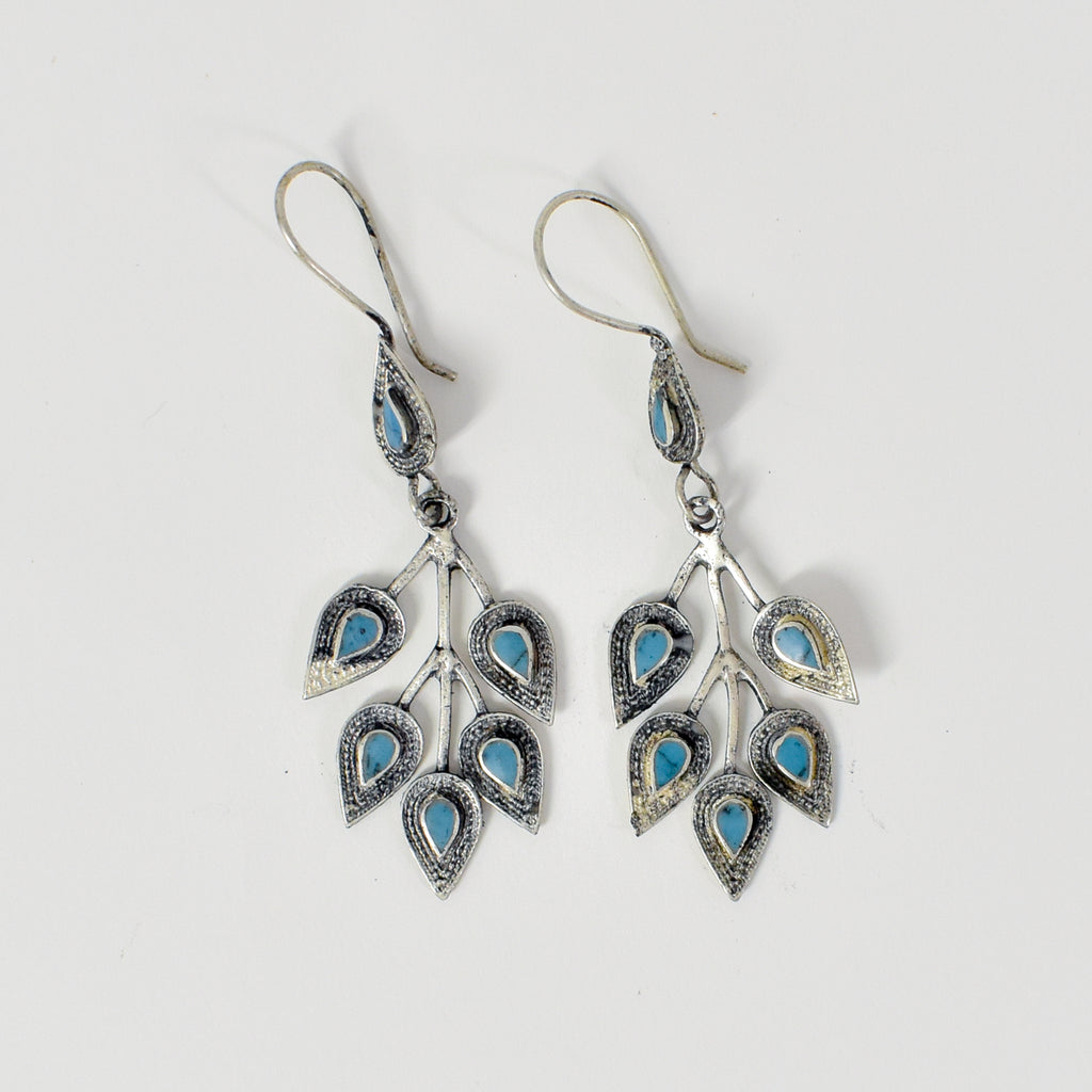 Silver Turquoise Earrings