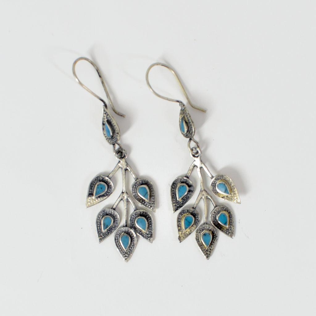 Silver Turquoise Earrings