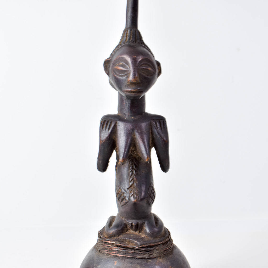 Luba Pipe with Female Figure Congo