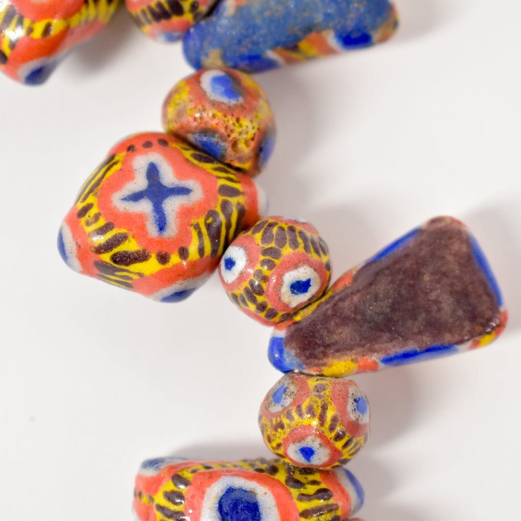 Kiffa Beads Contemporary Using Ancient Techniques Mauritania 36 inch