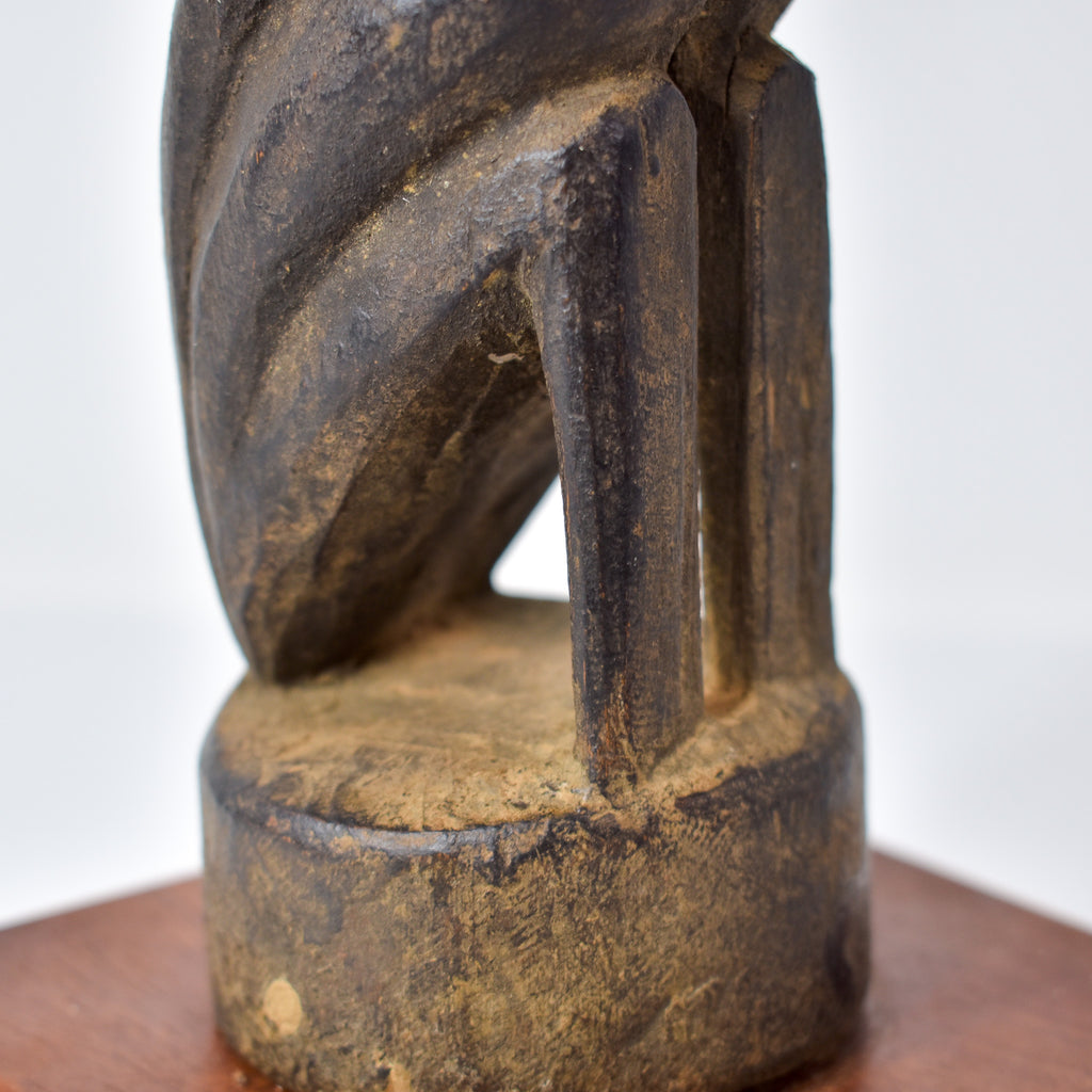 Dogon Kneeling Figure on Custom Base Mali