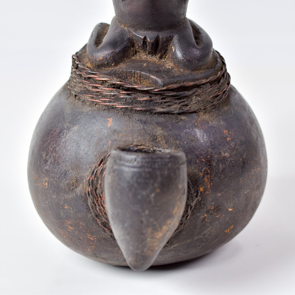 Luba Pipe with Female Figure Congo