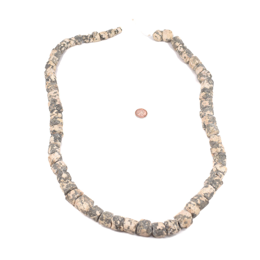 Granite Stone Beads Mali 40 Inch