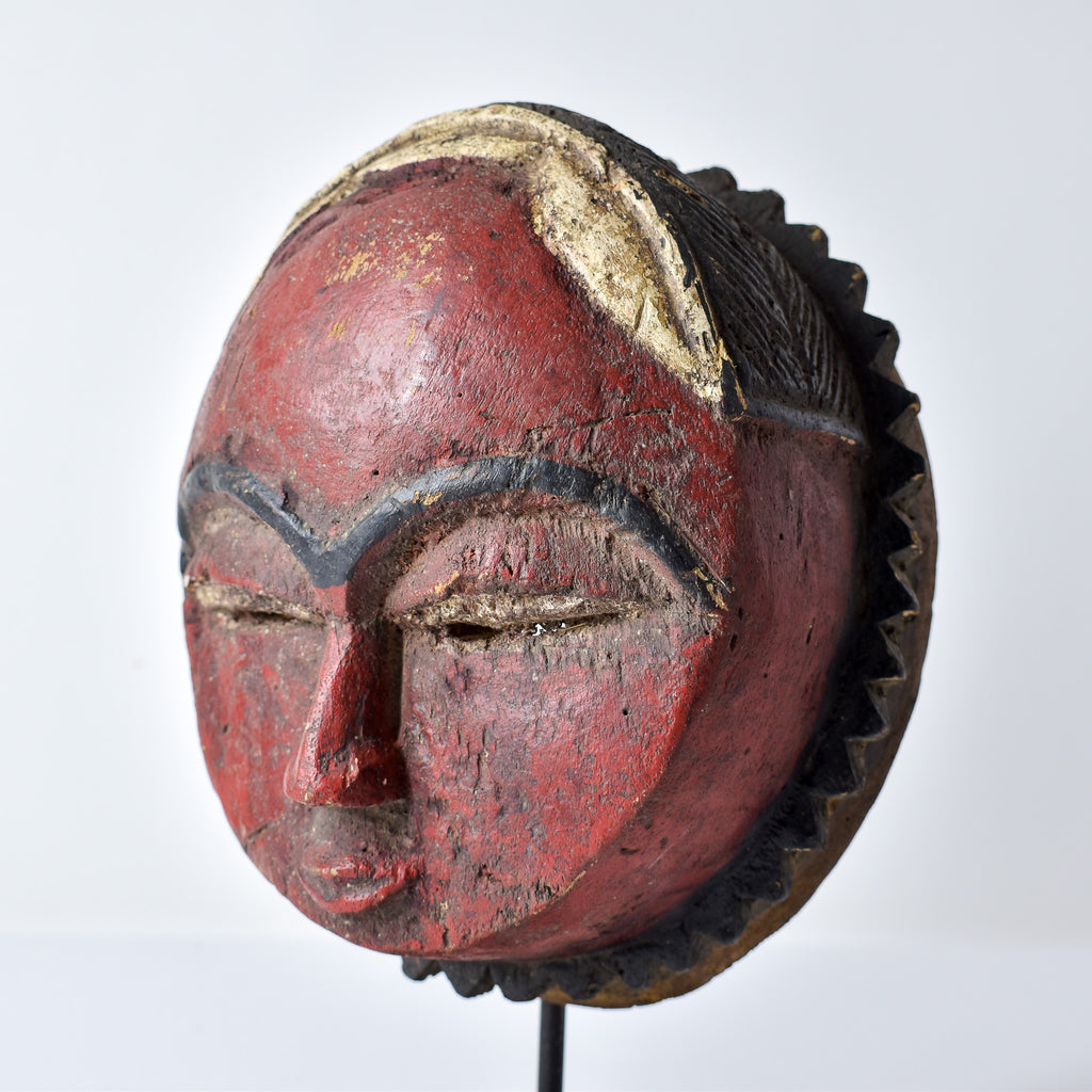 Old Yaure Moon Mask Côte d'Ivoire