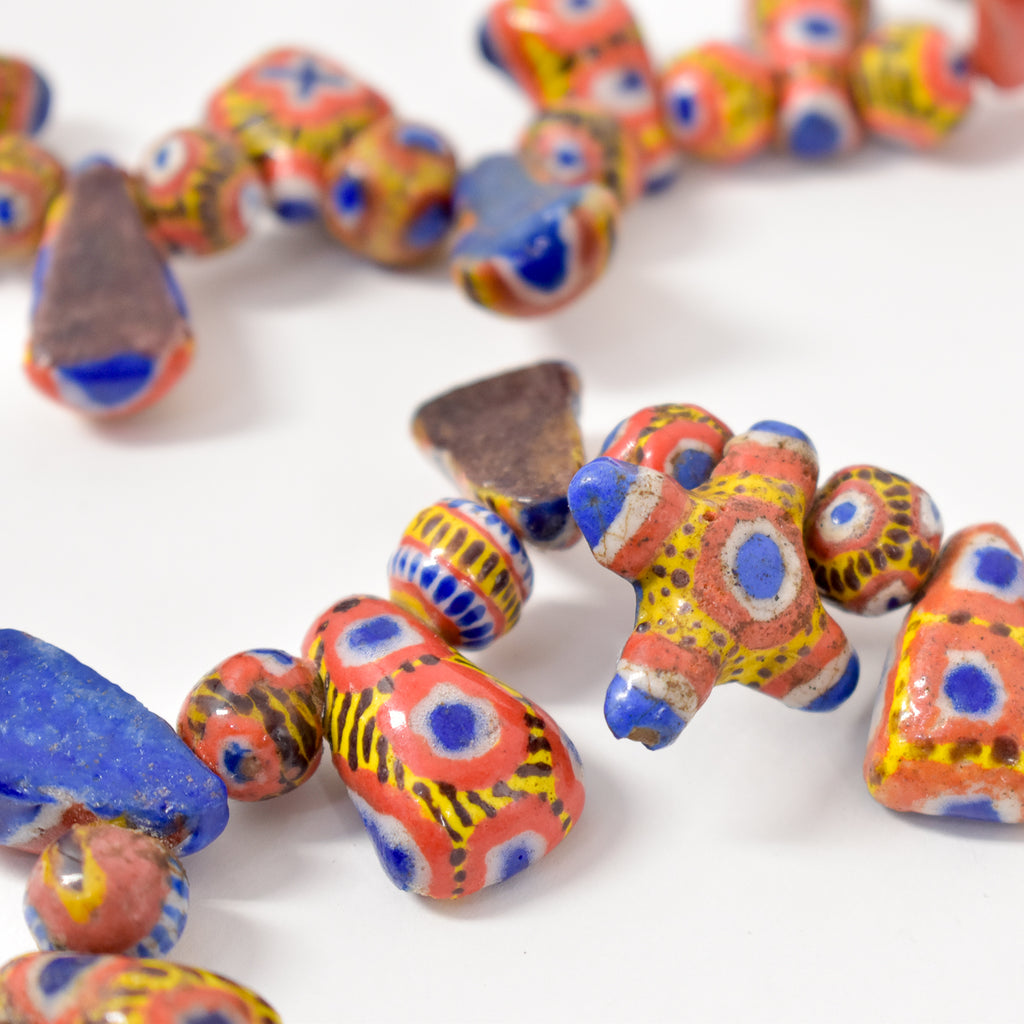 Kiffa Beads Contemporary Using Ancient Techniques Mauritania 36 inch
