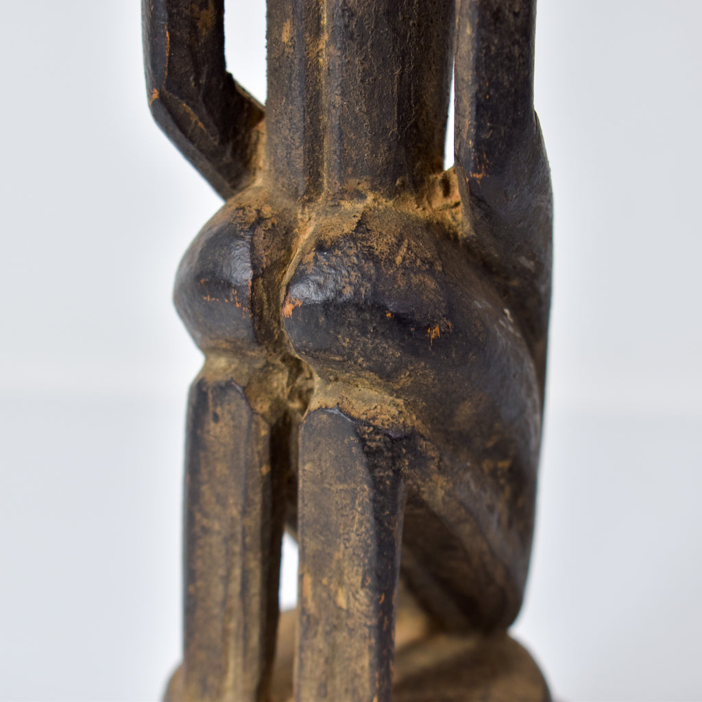 Dogon Kneeling Figure on Custom Base Mali
