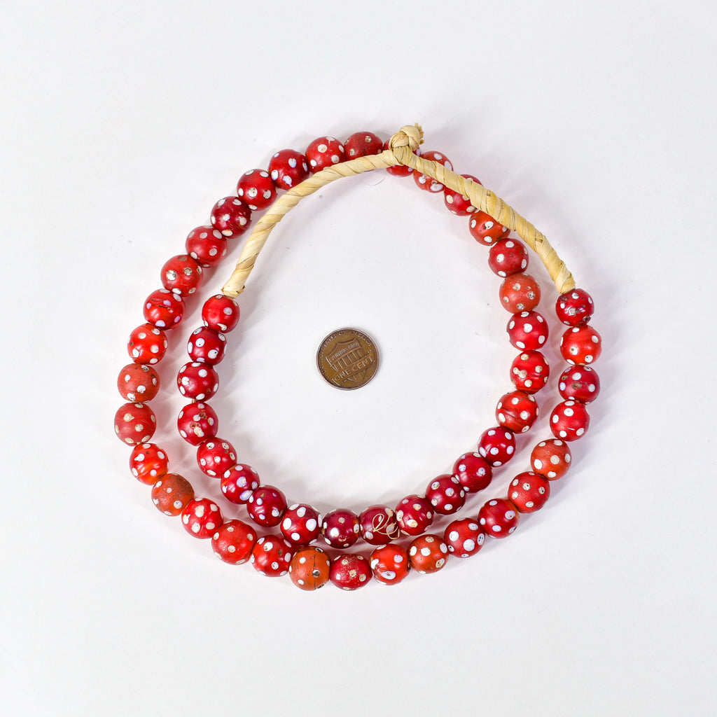 Venetian Skunk Red Trade Beads