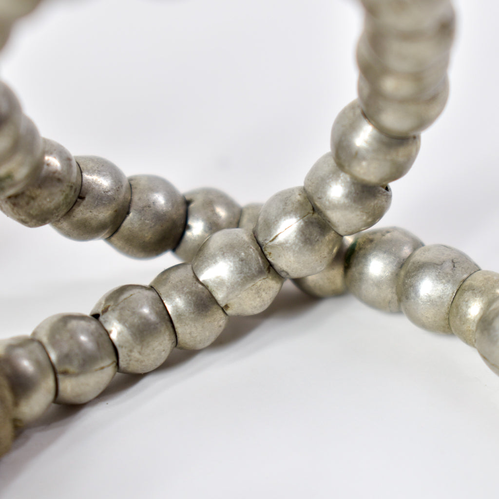 Ethiopian Silver Colored Metal Beads