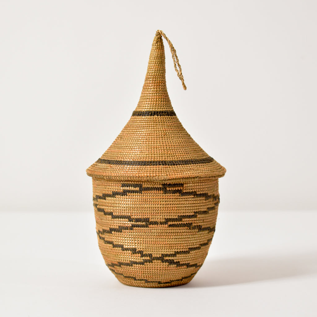 Tutsi Basket with Lid Rwanda