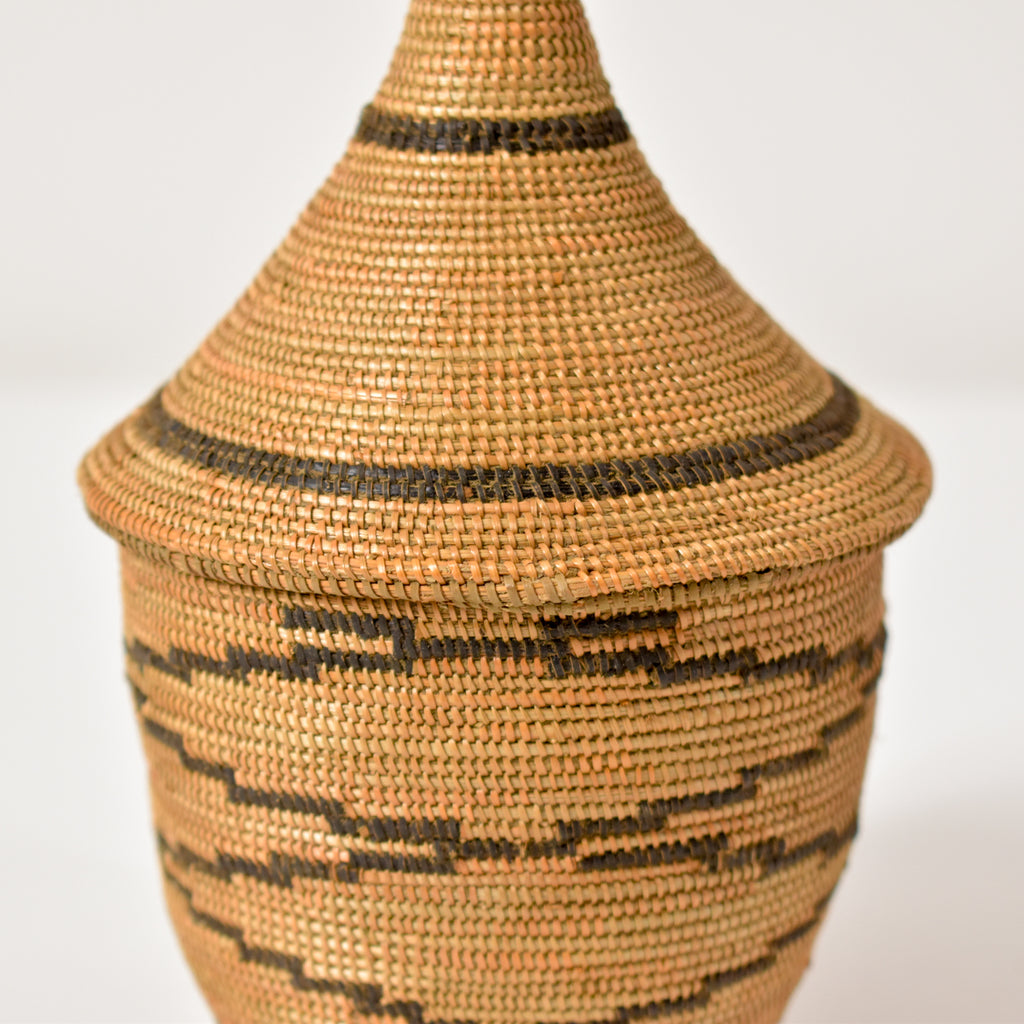 Tutsi Basket with Lid Rwanda