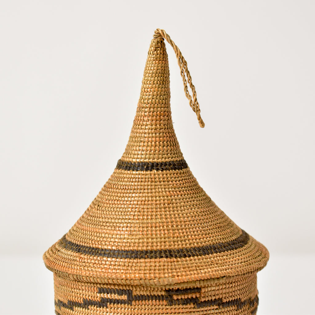 Tutsi Basket with Lid Rwanda