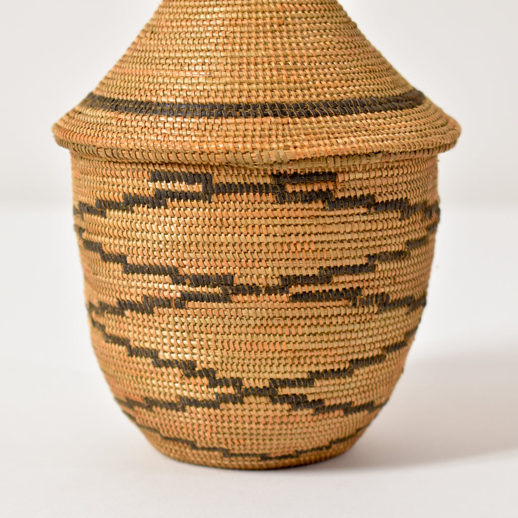 Tutsi Basket with Lid Rwanda