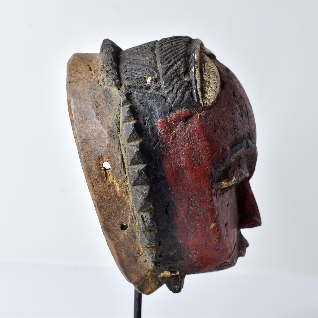 Old Yaure Moon Mask Côte d'Ivoire