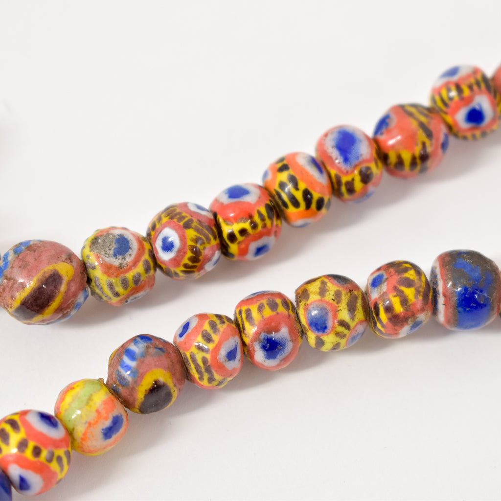 Kiffa Beads Contemporary Using Ancient Techniques Mauritania 36 inch
