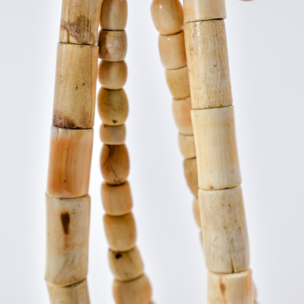 2 Strands Conch Shell Beads Graduated Nigeria