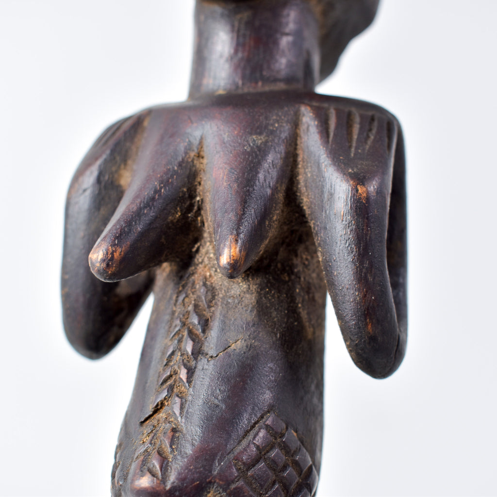 Luba Pipe with Female Figure Congo