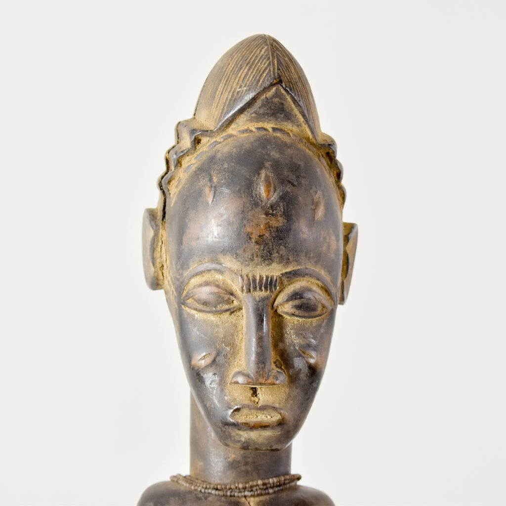 Baule Standing Female Figure Côte d'Ivoire