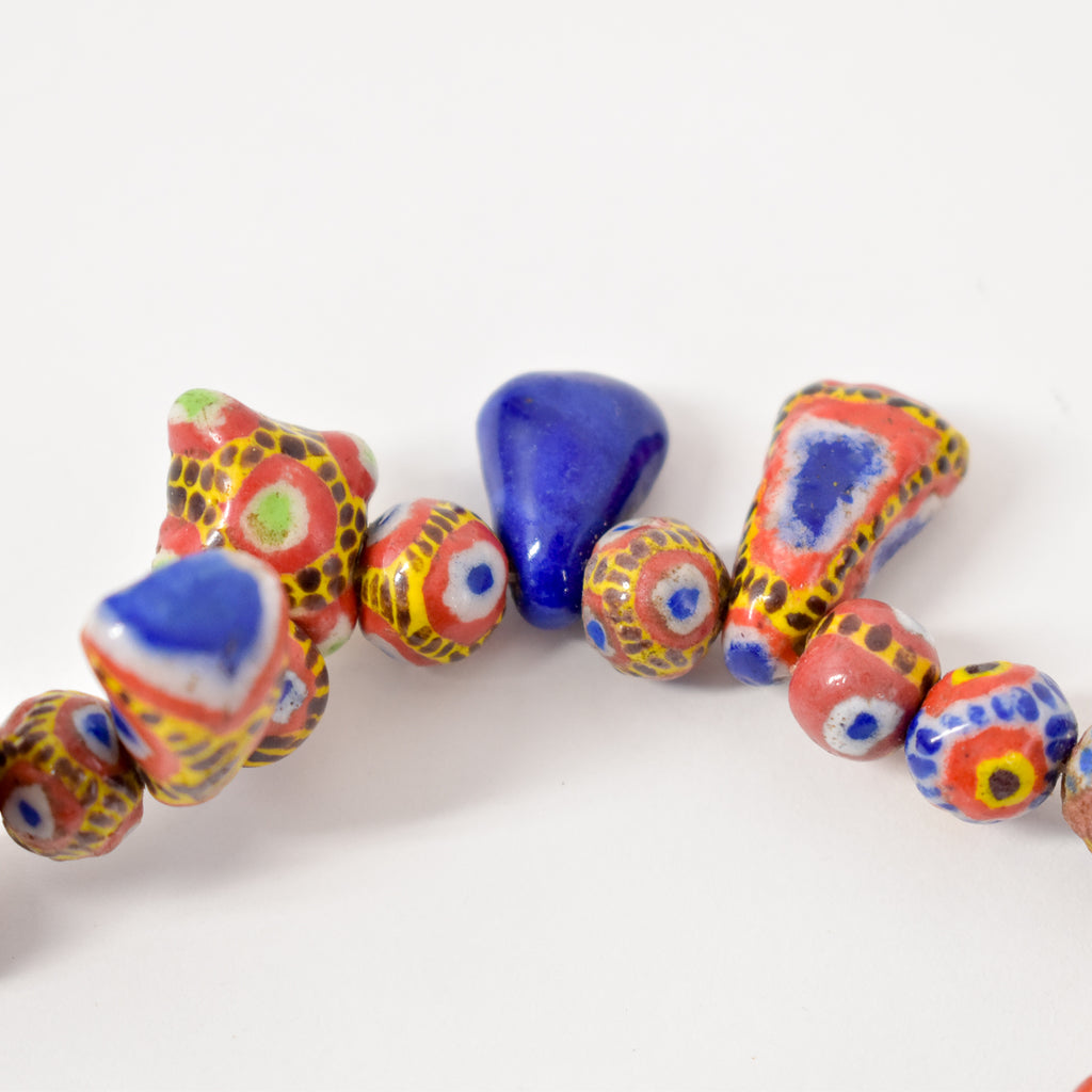 Kiffa Beads Contemporary Using Ancient Techniques Mauritania 36 inch