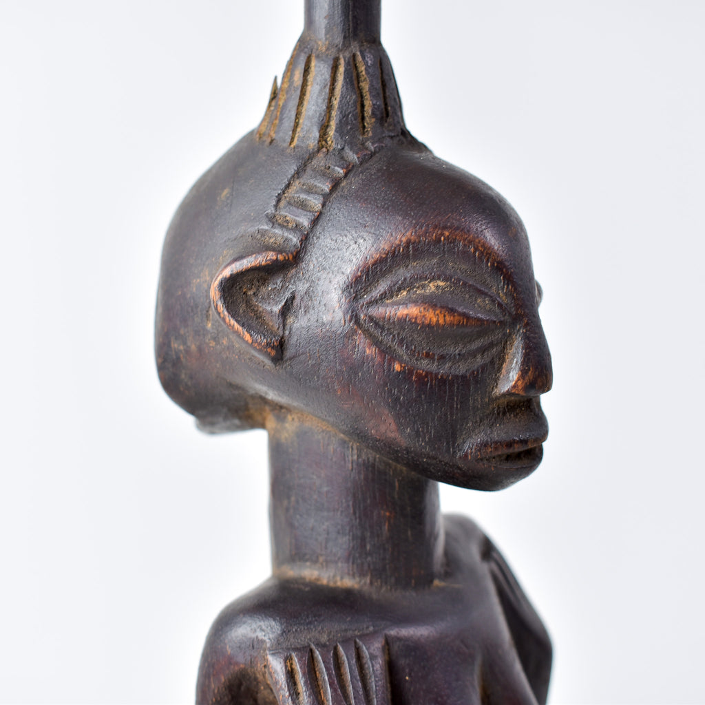 Luba Pipe with Female Figure Congo