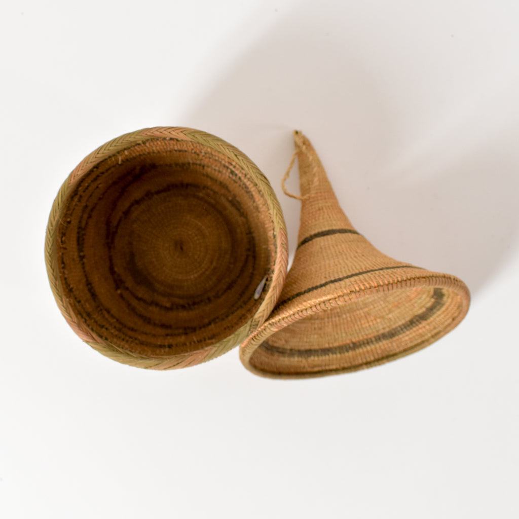 Tutsi Basket with Lid Rwanda