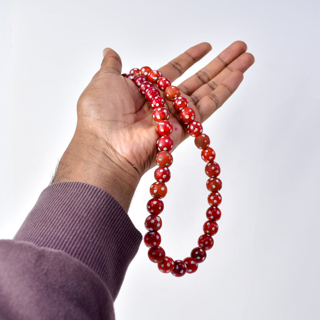 Venetian Skunk Red Trade Beads