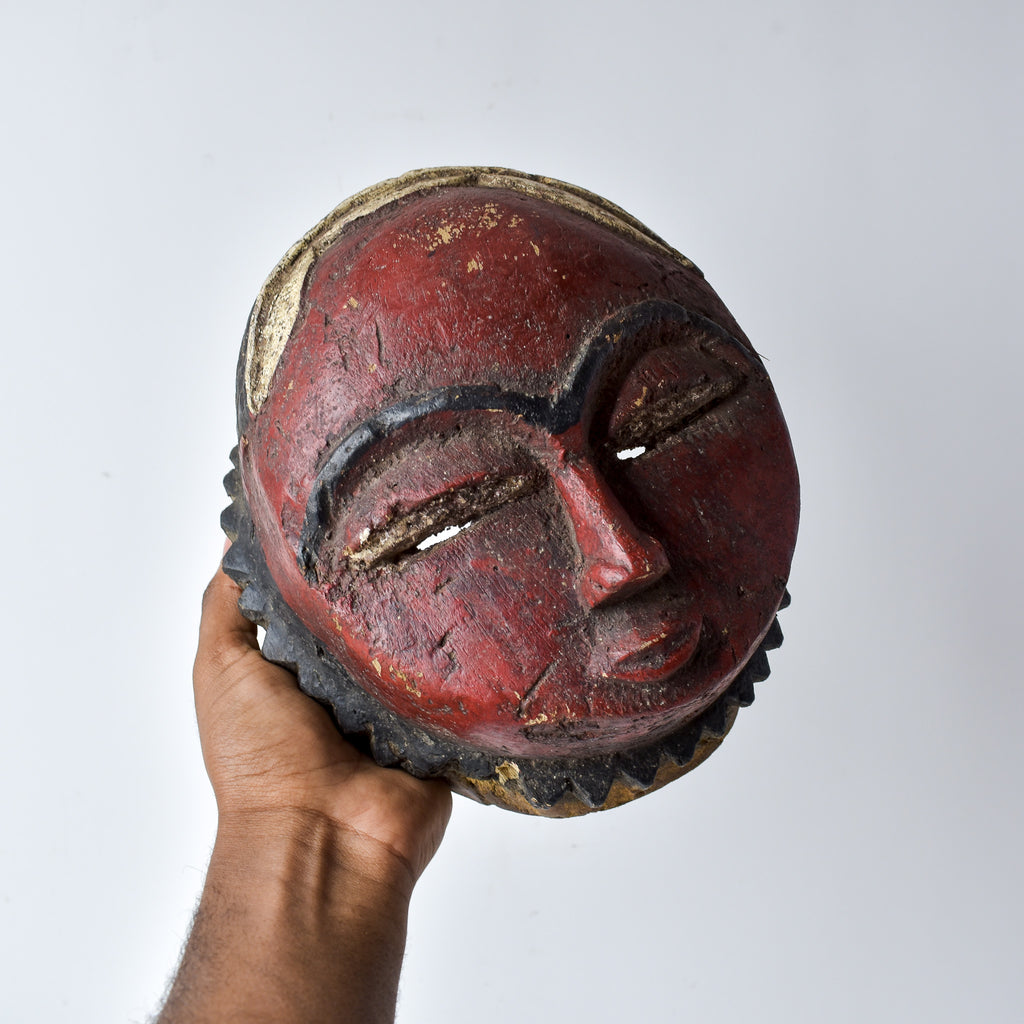 Old Yaure Moon Mask Côte d'Ivoire