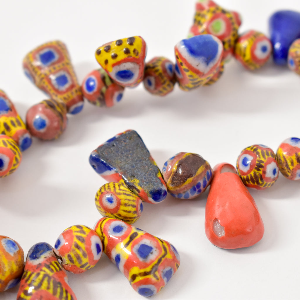 Kiffa Beads Contemporary Using Ancient Techniques Mauritania 36 inch