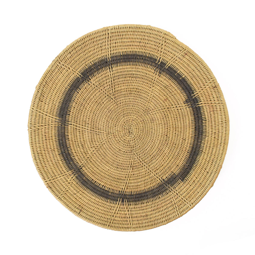 Makenge Flat Wedding Basket 18.5 Inch Zambia