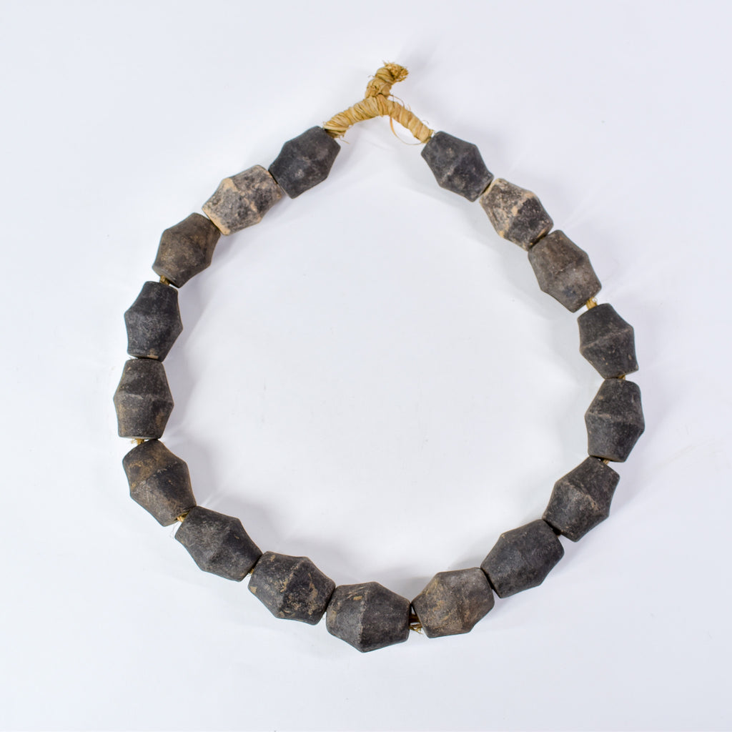 Old Clay Beads Mali 32 Inch