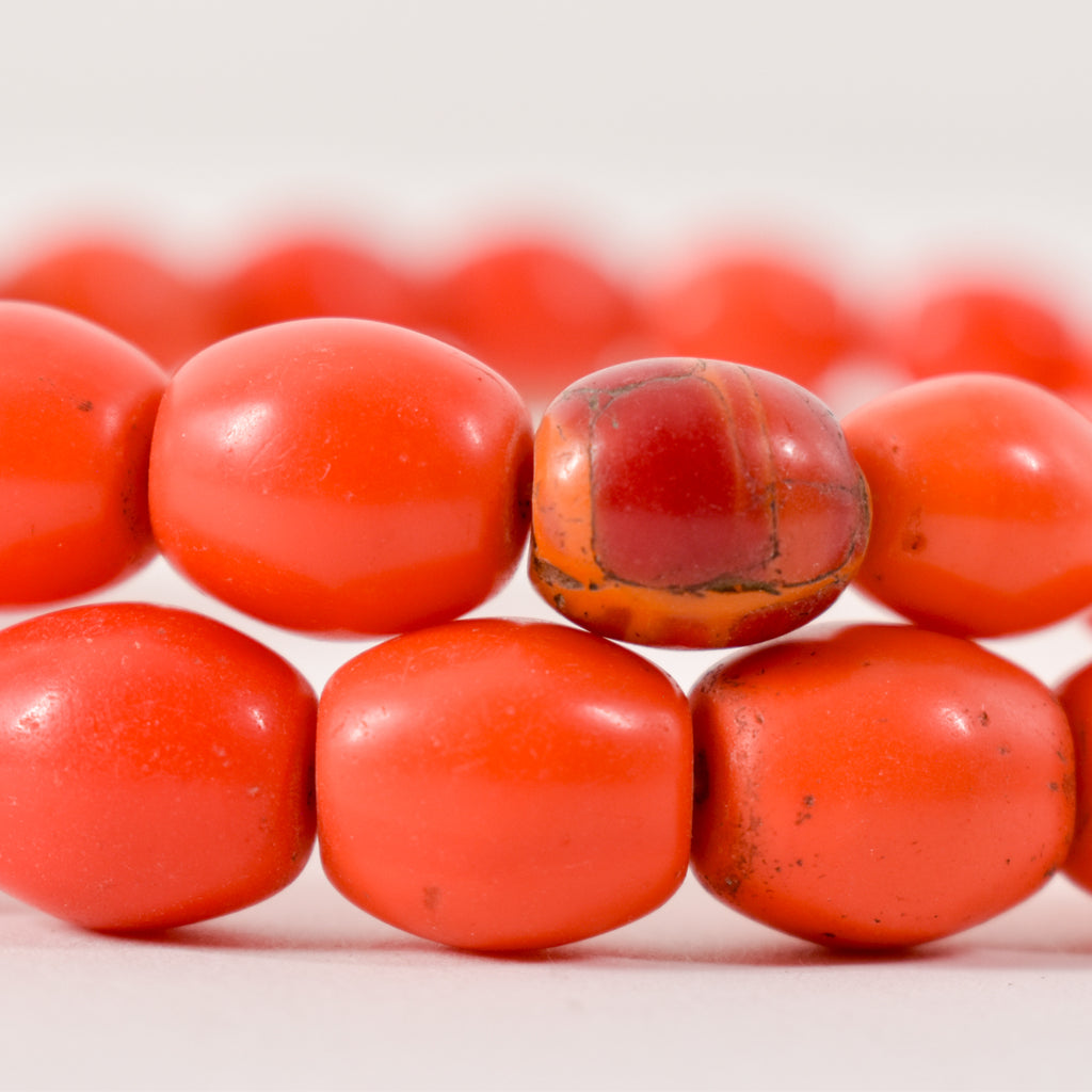 Orange Bohemian Trade Beads