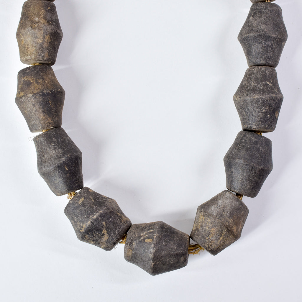 Old Clay Beads Mali 32 Inch
