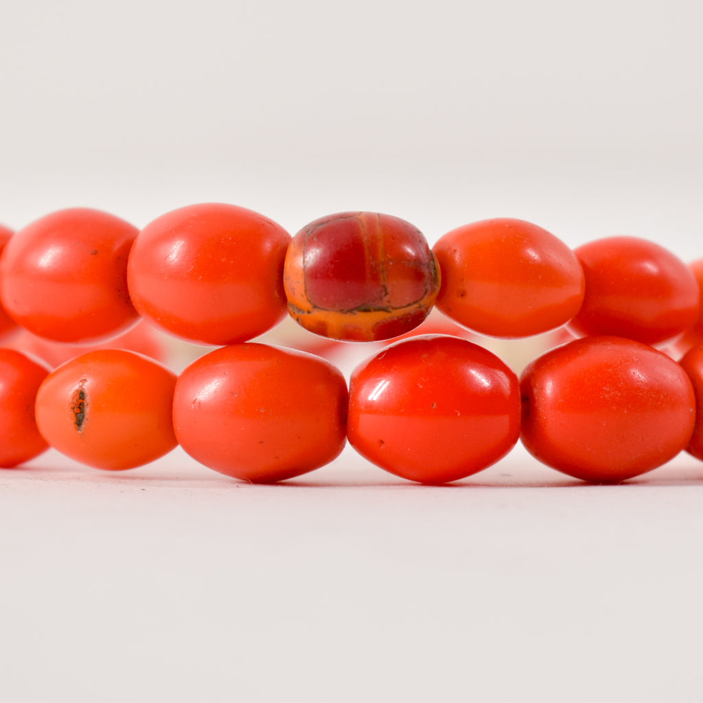 Orange Bohemian Trade Beads