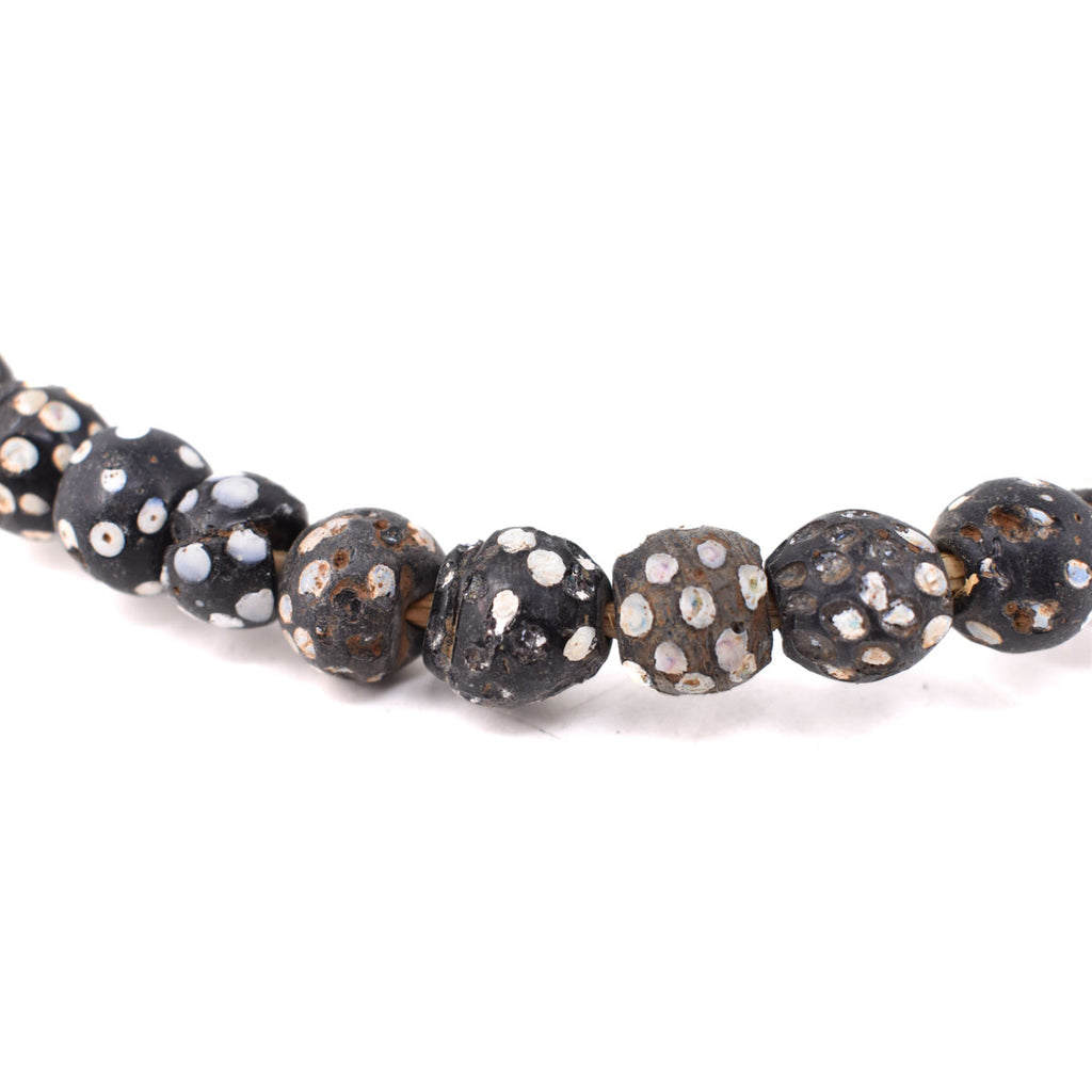 Black Skunks Excavated Venetian Trade Beads