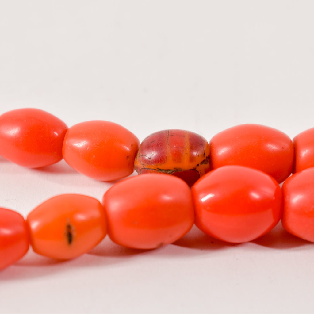 Orange Bohemian Trade Beads