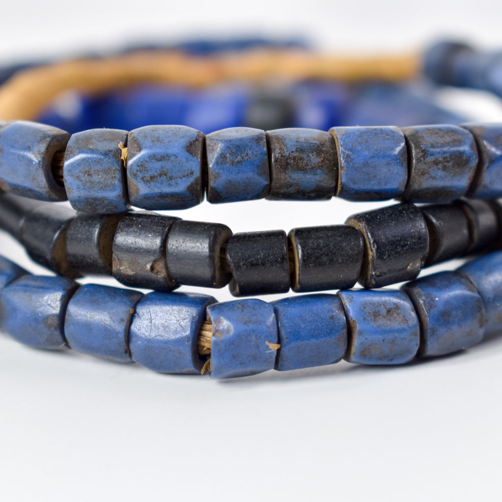 Russian Blue Trade Beads Czech Henry Collection