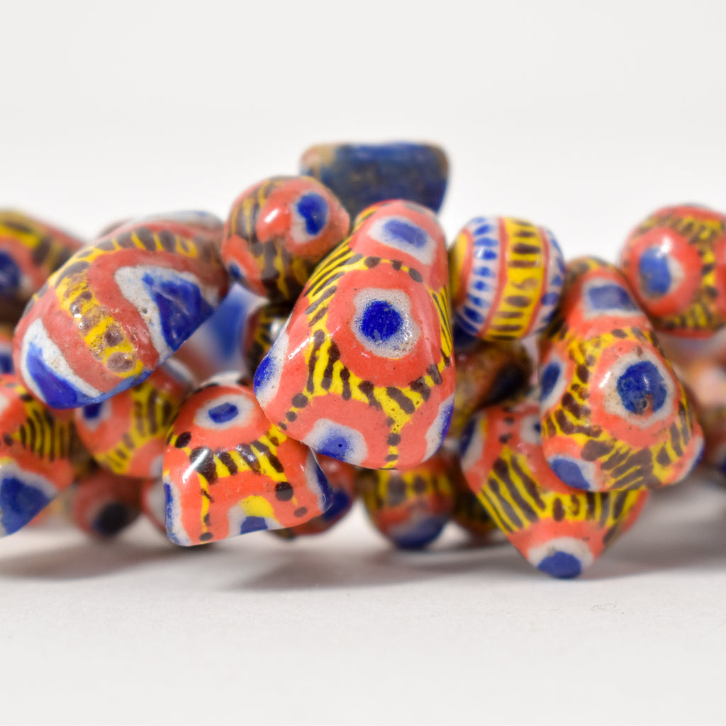 Kiffa Beads Contemporary Using Ancient Techniques Mauritania 36 inch