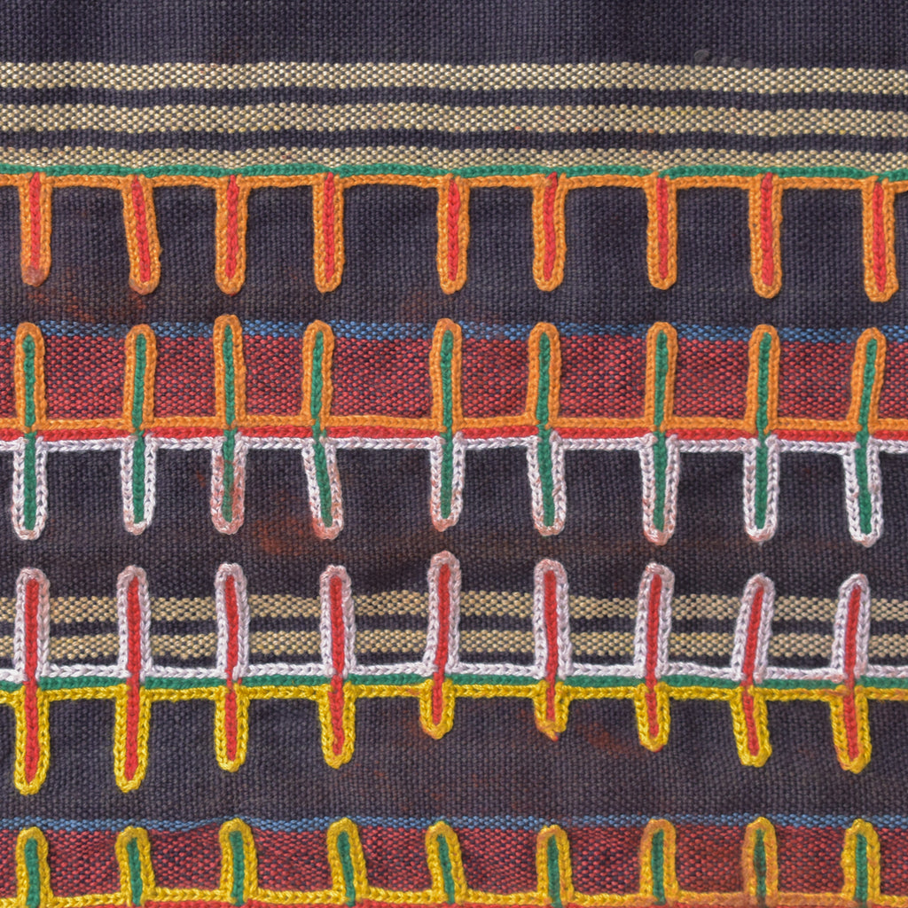 Wodaabe Bororo Indigo Embroidered Textile 37x59 inches